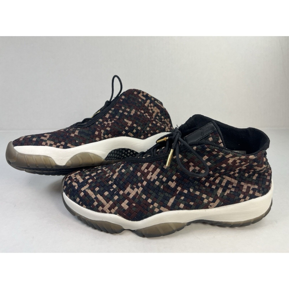 Nike Air Jordan Future Premium Men's Size 10 Woven Army Camo Shoes 652141-301